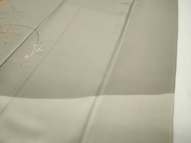 平和屋着物●訪問着　刺繍　色紙重ね花文　暈し染め　金彩　正絹　逸品　未使用　CABD8852gh