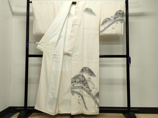 平和屋着物●訪問着　辻が花　絞り　暈し染め　金彩　正絹　逸品　CABD8857gh