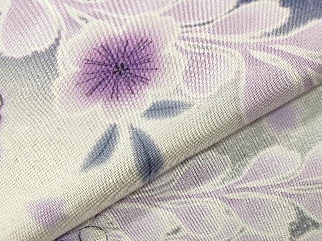 平和屋着物●訪問着　本場染大島紬　辻が花　絞り　正絹　逸品　CABD8858gh