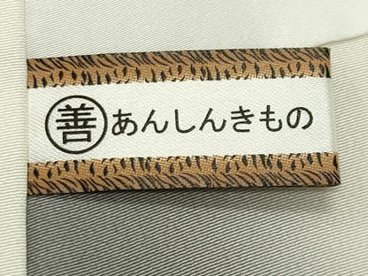 平和屋着物●訪問着　本場染大島紬　辻が花　絞り　正絹　逸品　CABD8858gh