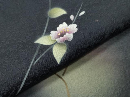 平和屋着物●訪問着　花唐草文　蛍暈し　金彩　正絹　逸品　CABD8859gh