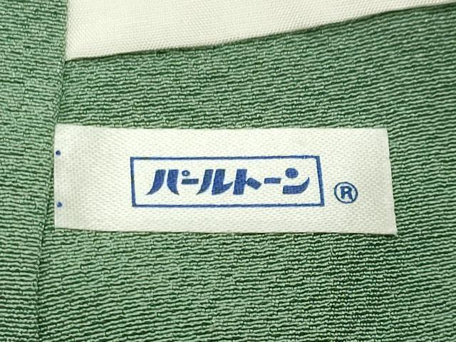平和屋着物●上質な色無地　柳染色　正絹　逸品　CABD8867gh