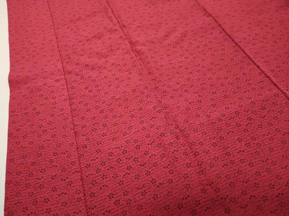 平和屋着物●長襦袢　袷　花唐草文　半衿刺繍　正絹　逸品　CABD8875gh
