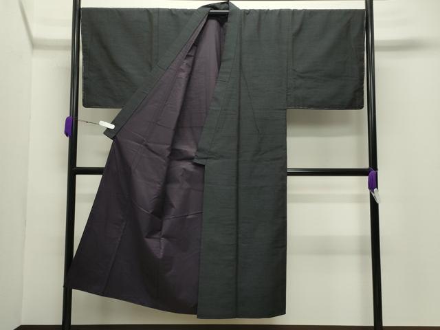 平和屋着物●男性　紬　アンサンブル　霞文　正絹　逸品　未使用　CABD8891gh