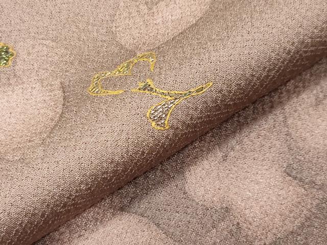 平和屋着物●訪問着　竹屋町刺繍　万寿菊　暈し染め　金彩　正絹　逸品　CABD8904gh