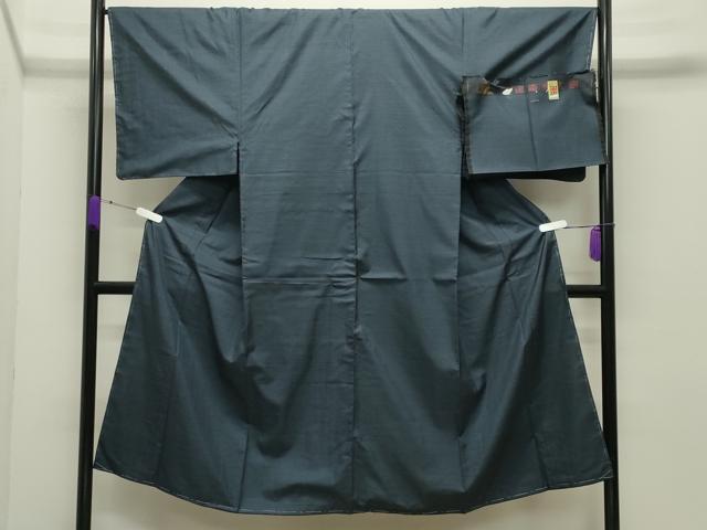 平和屋着物●男性　本場大島紬　100亀甲　総詰め　反端付き　正絹　逸品　未使用　CABD8907gh