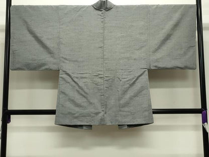 平和屋着物●男性　紬　アンサンブル　霞文　正絹　逸品　CABD8909gh