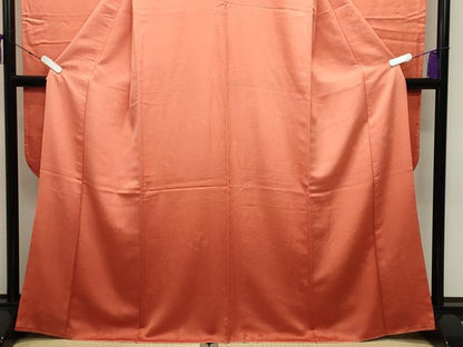 平和屋着物●豪華振袖　紗綾型花丸文　暈し染め　正絹　逸品　CABD8910gh