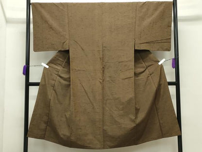 平和屋着物●男性　紬　霞文　正絹　逸品　CABD8911gh