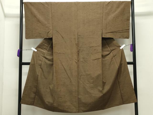 平和屋着物●男性　紬　霞文　正絹　逸品　CABD8911gh