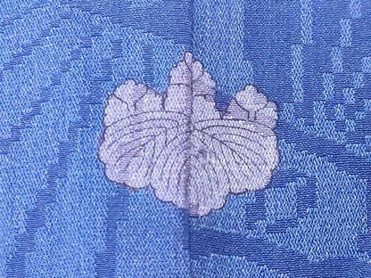 平和屋着物●小振袖　二尺袖　駒刺繍　花丸文　暈し染め　金彩　正絹　逸品　CABD8913gh