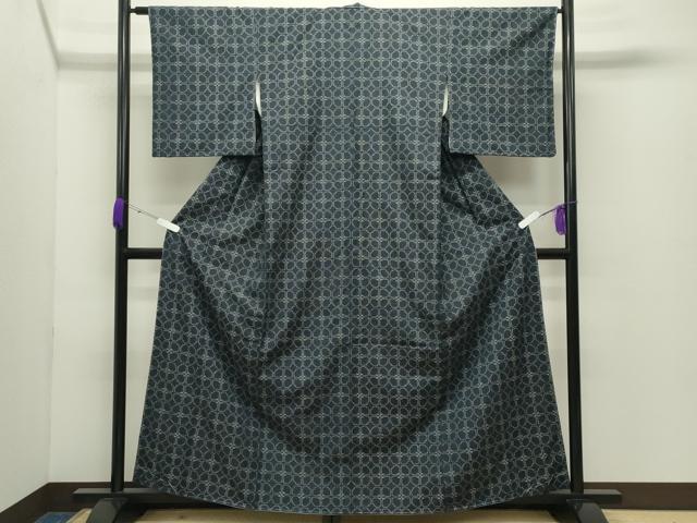 平和屋着物●上質な紬　舞花文　高島屋扱い　正絹　逸品　未使用　CABD8914gh
