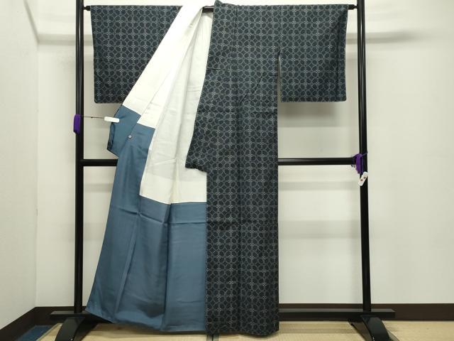 平和屋着物●上質な紬　舞花文　高島屋扱い　正絹　逸品　未使用　CABD8914gh