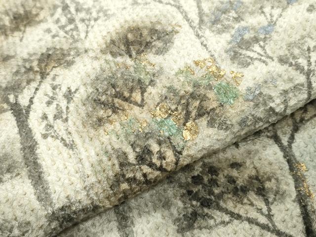 平和屋着物●訪問着　総絞り　駒刺繍　手描き　人物風景文　暈し染め　金彩　正絹　逸品　CABD8925gh