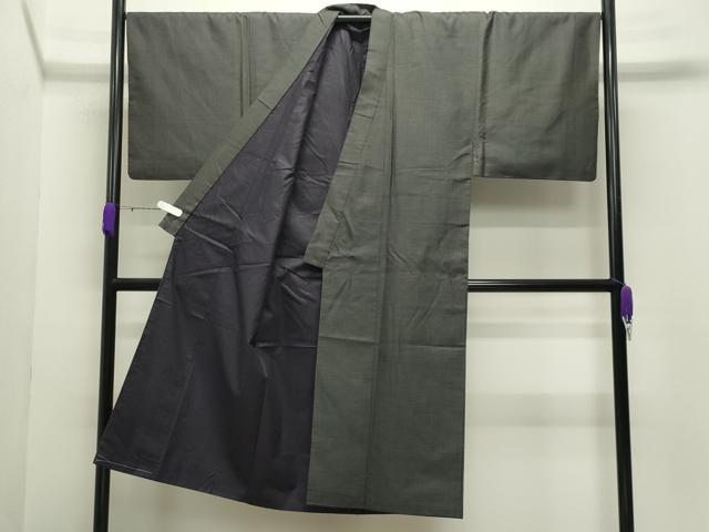 平和屋着物●男性　紬　100亀甲　総詰め　正絹　逸品　CABD8940gh