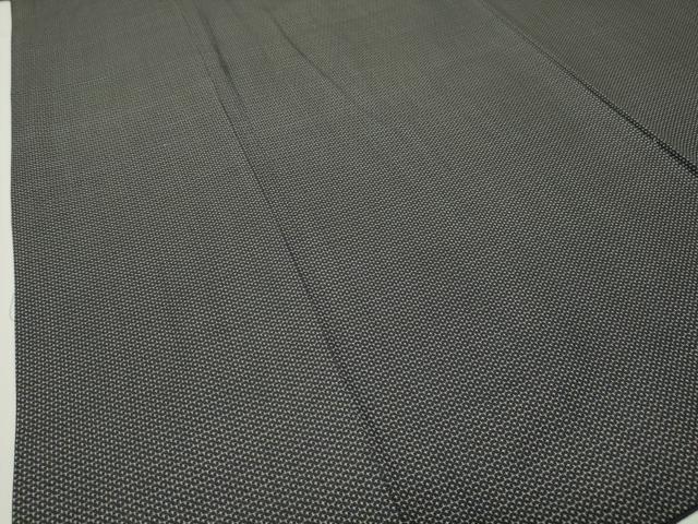 平和屋着物●男性　紬　100亀甲　総詰め　正絹　逸品　CABD8940gh