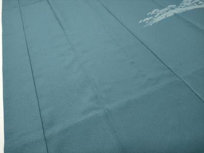 平和屋着物●男性　長襦袢　無双仕立て　風景文　暈し染め　金彩　洗える着物　CABD8945gh