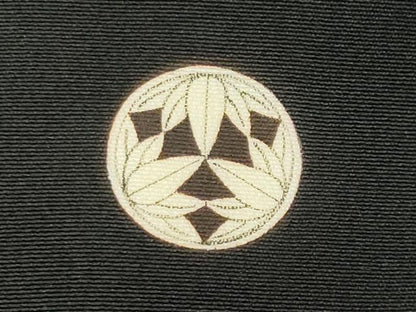 平和屋着物●豪華黒留袖　友禅　作家物　御所解松竹梅文　正絹　逸品　CABD8948gh