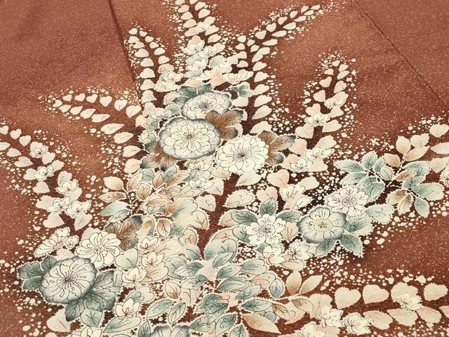 平和屋着物●訪問着　辻が花　絞り　暈し染め　正絹　逸品　CABD8953gh