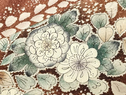 平和屋着物●訪問着　辻が花　絞り　暈し染め　正絹　逸品　CABD8953gh