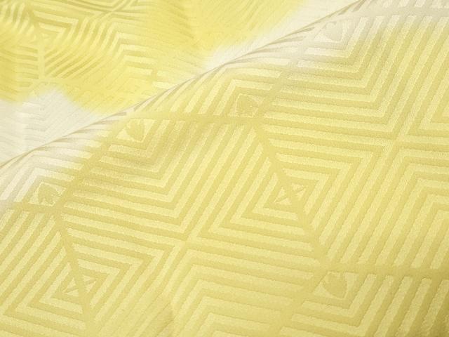平和屋着物●振袖用長襦袢　袷　雲重ね文　暈し染め　正絹　逸品　CABD8955gh