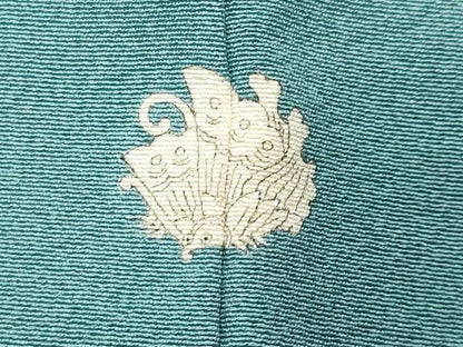 平和屋着物●本加賀友禅作家　寺西英樹　訪問着　枝花文　正絹　逸品　CABD8958gh