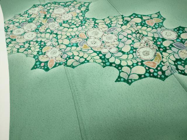 平和屋着物●訪問着　辻が花　絞り　暈し染め　正絹　逸品　未使用　CABD8966gh