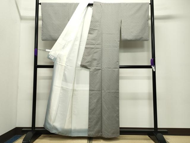 平和屋着物●上質なお召　吉祥文　やまと誂製　正絹　逸品　CABD8970gh