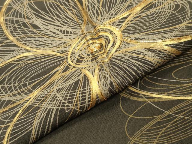 平和屋着物●豪華色留袖　駒刺繍　舞花文　金彩　正絹　逸品　CABD8971gh