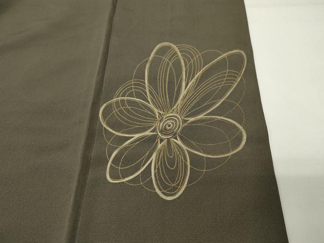 平和屋着物●豪華色留袖　駒刺繍　舞花文　金彩　正絹　逸品　CABD8971gh