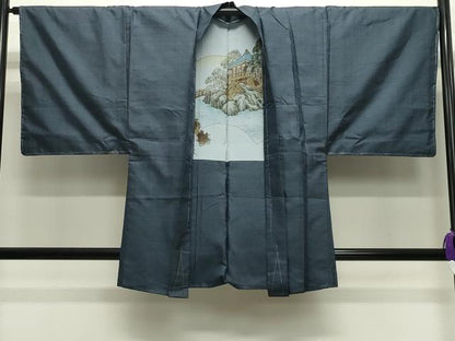 平和屋着物●男性　本場大島紬　アンサンブル　100亀甲　総詰め　正絹　逸品　未使用　CABD8976gh