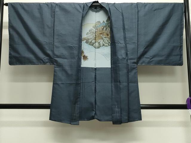 平和屋着物●男性　本場大島紬　アンサンブル　100亀甲　総詰め　正絹　逸品　未使用　CABD8976gh