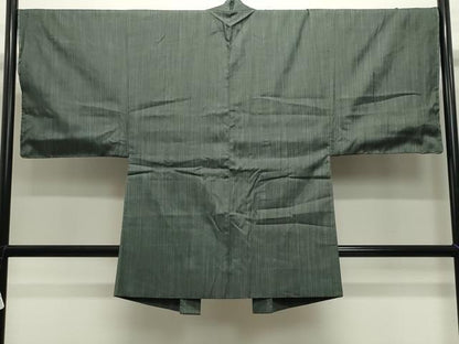 平和屋着物●男性　紬　アンサンブル　霞文　正絹　逸品　未使用　CABD8977gh
