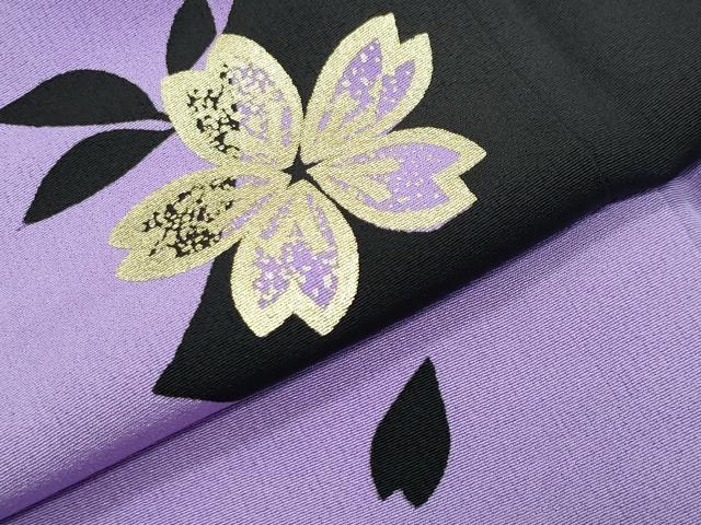 平和屋着物●豪華振袖　駒刺繍　舞桜文　暈し染め　金彩　やまと誂製　正絹　逸品　CABD8983gh