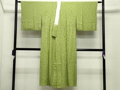 平和屋着物●長襦袢　無双仕立て　南天文　正絹　逸品　CABD8994gh