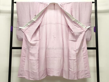 平和屋着物●長襦袢　無双仕立て　舞花文　正絹　逸品　CABD8995gh