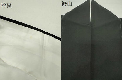 平和屋着物●豪華黒留袖　友禅　作家物　群鶴松竹梅文　暈し染め　正絹　逸品　CABD9014gh