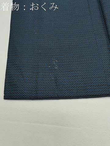 平和屋着物●男性　本場大島紬　アンサンブル　100亀甲　総詰め　正絹　逸品　CABD9021gh