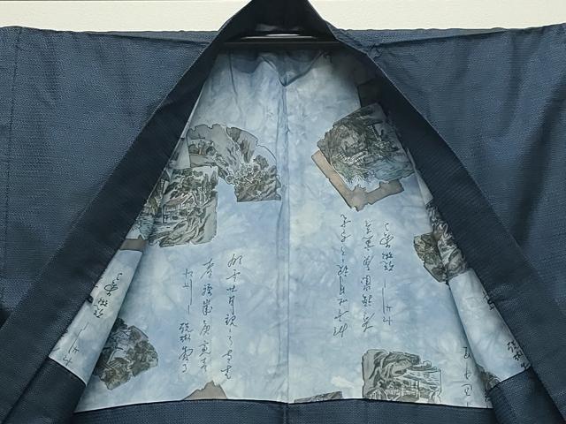 平和屋着物●男性　本場大島紬　アンサンブル　100亀甲　総詰め　正絹　逸品　CABD9021gh