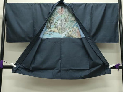 平和屋着物●男性　本場大島紬　アンサンブル　100亀甲　日高洋一作　総詰め　証紙付き　正絹　逸品　未使用　CABD9022gh