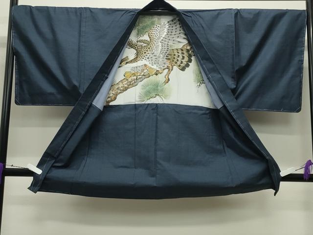 平和屋着物●男性　本場大島紬　アンサンブル　100亀甲　総詰め　正絹　逸品　未使用　CABD9023gh