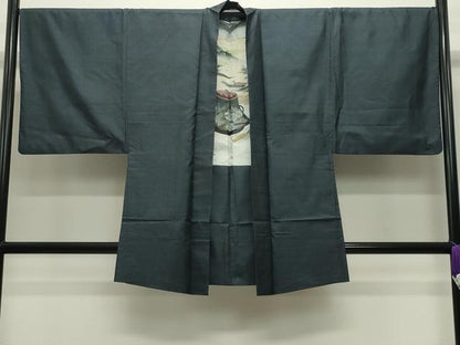 平和屋着物●男性　本場大島紬　アンサンブル　80亀甲　総詰め　証紙付き　正絹　逸品　CABD9024gh