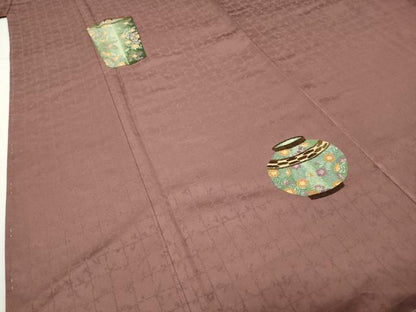 平和屋着物▼中国三大刺繍 相良刺繍 色留訪問着 陶器花文 正絹 逸品 CABD9035gh