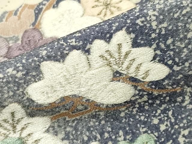 平和屋着物▼豪華黒留袖 刺繍 松竹梅文 金糸 正絹 逸品 CABD9050gh