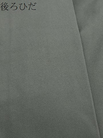 平和屋着物●男性　馬乗り袴　墨色　正絹　逸品　CABD9064gh