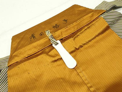 平和屋着物●男性　馬乗り袴　縞　正絹　逸品　CABD9067gh
