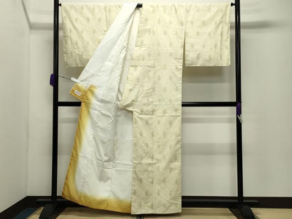 平和屋着物●上質な紬　吉祥文　やまと誂製　正絹　逸品　未使用　CABD9078gh