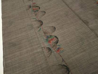 平和屋着物●本場大島紬　9マルキ　吉祥花文　正絹　逸品　未使用　CABD9080gh