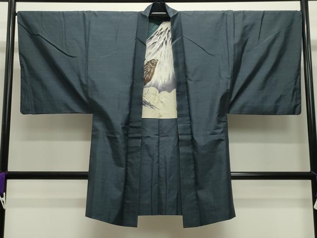 平和屋着物●男性　本場大島紬　アンサンブル　100亀甲　総詰め　正絹　逸品　CABD9091gh