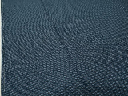 平和屋着物●男性　紬　アンサンブル　100亀甲　総詰め　正絹　逸品　CABD9094gh